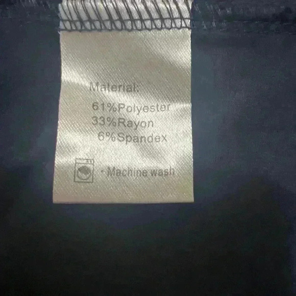 Grecerelle Short Sleeve V-Neck Wrap Dress Navy NWT Size S - Picture 9 of 10